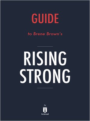 cover image of Guide to Brene Brown's Rising Strong by Instaread